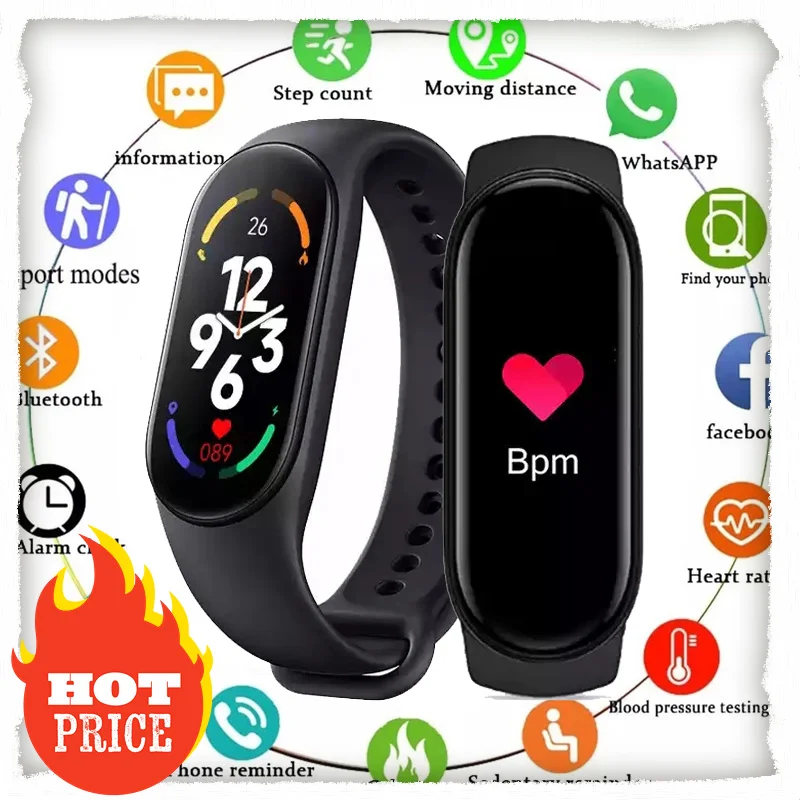 

2023 Heart Rate Blood Pressure Oxygen Watch Mens Waterproof Smart Women Genuine best sell Free shipping Recommend Arrivals