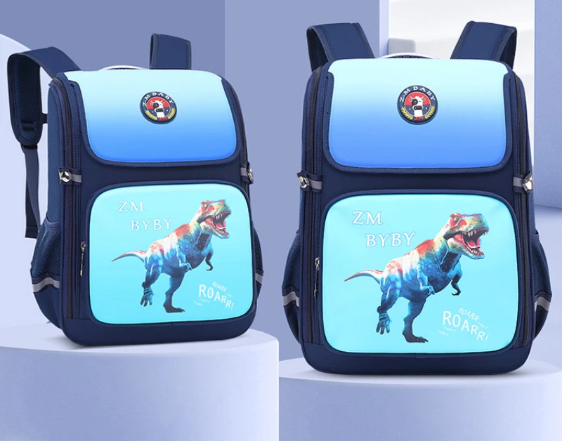 Children Anime School Bags for Girls Unicorn Children Backpacks Cute Cartoon Dinosaur School Backpack for Boys Waterproof Gift