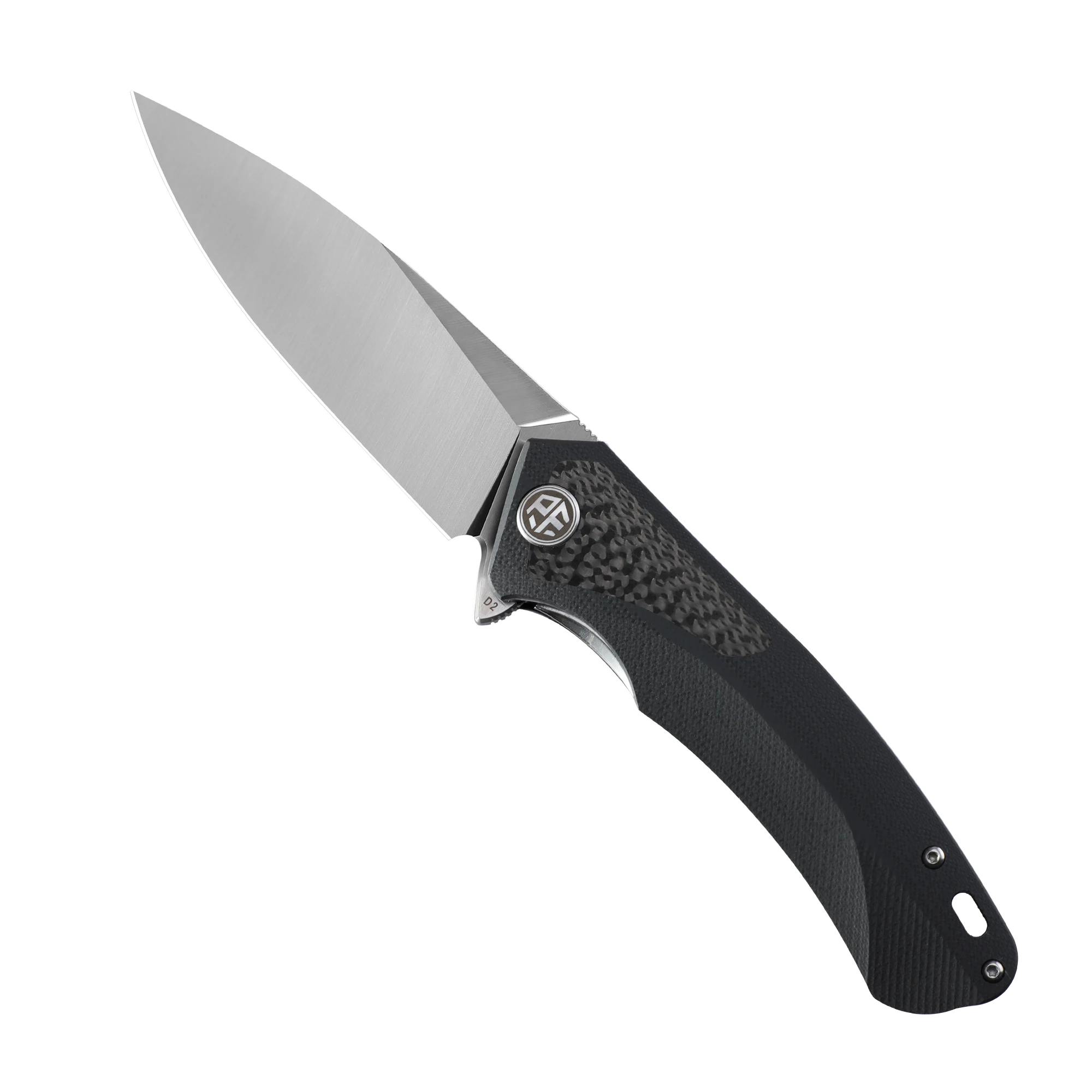 Petrified Fish PF838CS D2 складной нож со стальным лезвием G10 + ручка из углеродного волокна
