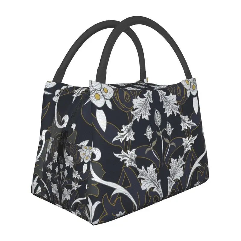 

Персонализированные Ланч-боксы с изображением Вильяма Морриса Дейзи тюльпана и клубники, термо-охладитель, изолированный Ланч-бокс для работы или путешествий