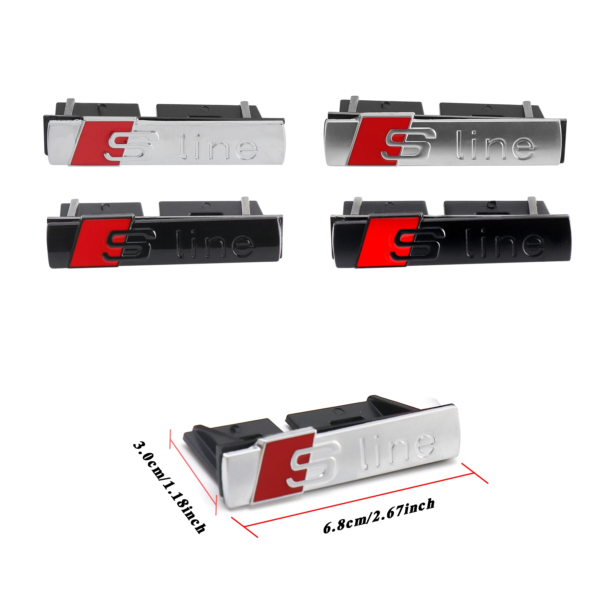 3D Автомобильная передняя решетка эмблема боковая задняя крышка багажника