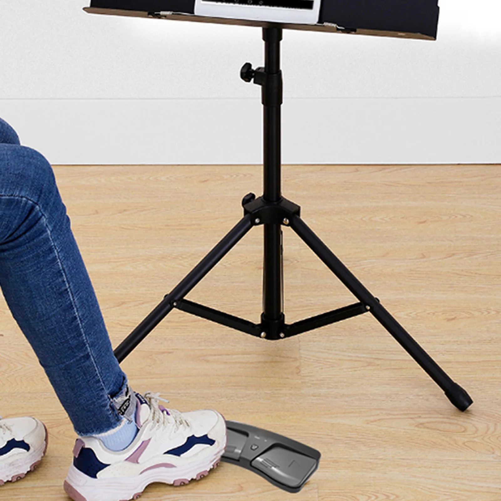 

Беспроводной Электронный ножной Тернер, портативная педаль, устройство для просмотра очков, Bluetooth-Совместимо с телефонами и планшетами на базе iOS и Android