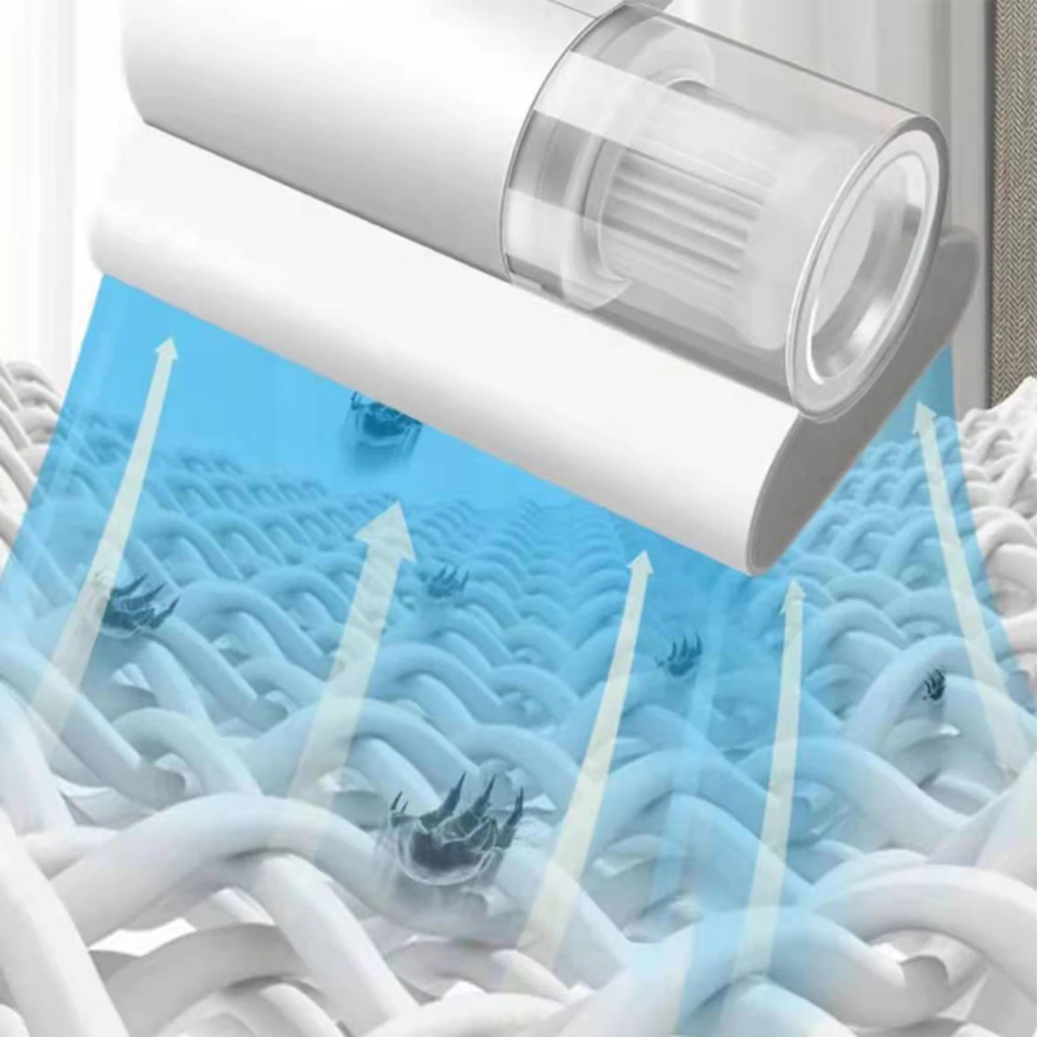 Ультрамощный ручной беспроводной пылесос-Высокая мощность всасывания для