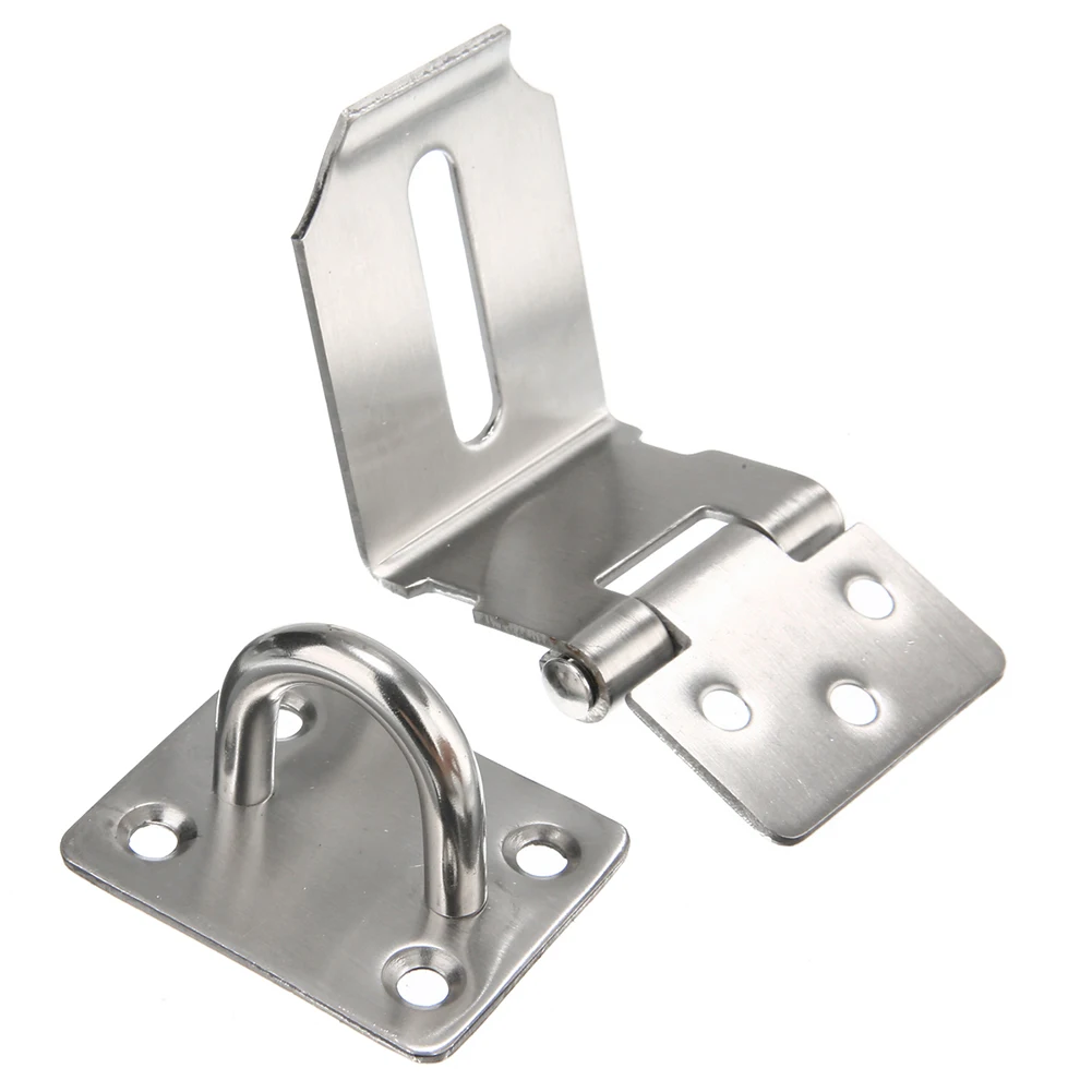 

High Quality Practical Durable Lock Plate With Corner Buckles 1 Pcs 3/4 /5 Inches Anti-corrosion Left And Right Open