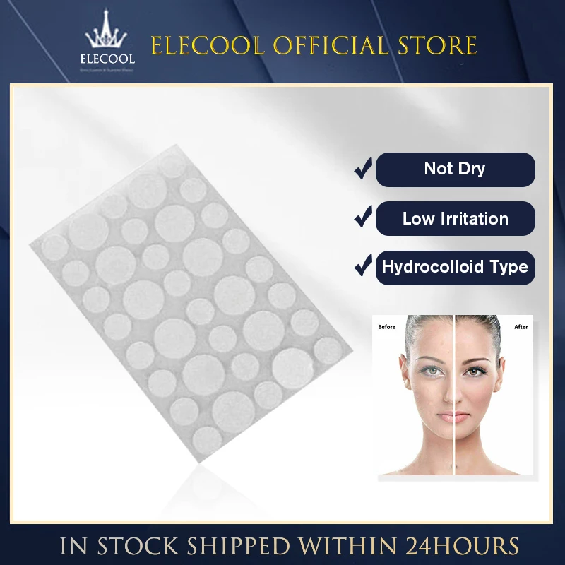 

36pcs Hydrocolloid Acne Invisible Pimple Master Patch Pimple Patch Skin Tag Removal Patch Blackhead Blemish Remover Skin Cares