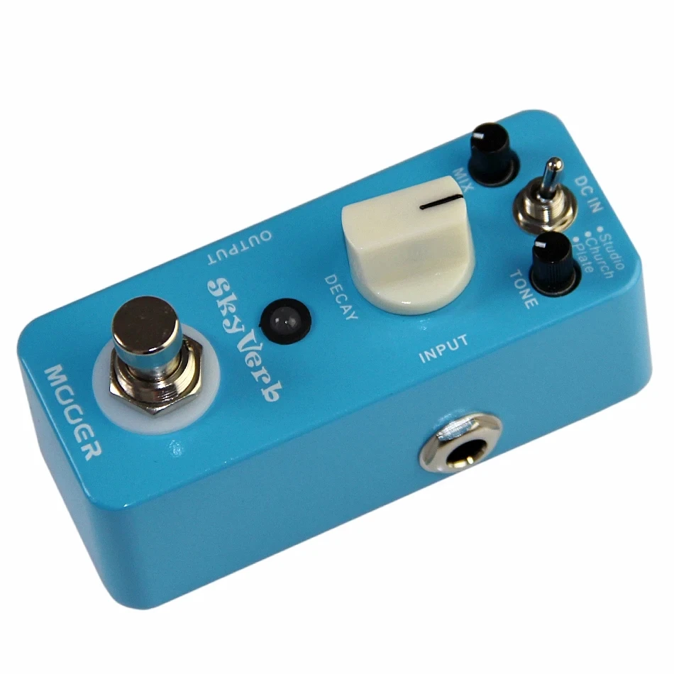 Mooer SkyVerb Цифровая педаль эффектов реверберации 3 режима (студия/цервинка/пластина)