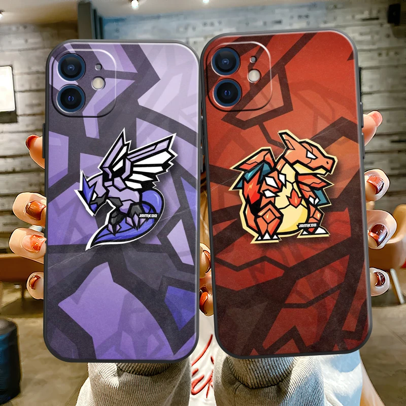 

Bandai Pokemon Phone Case For iPhone 12 11 13 Pro Max 12 13 Mini X XR XS MAX SE 2020 8 7 6 6S Plus Soft Silicone TPU Cover Funda