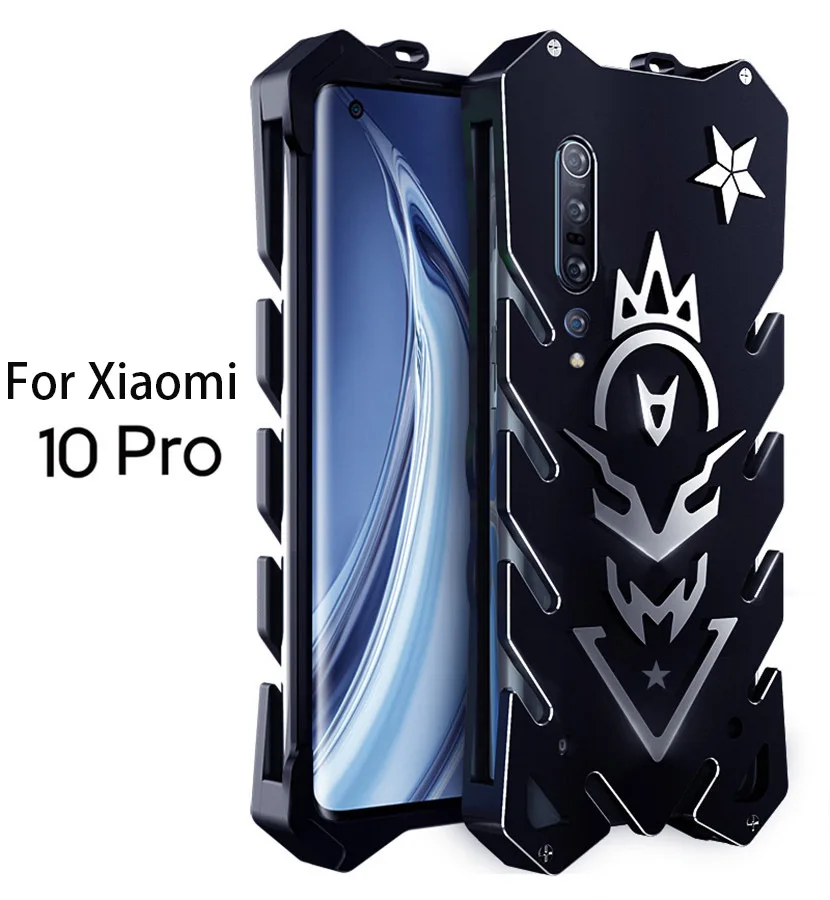 

New Metal Steel Machinery For Xiaomi Mi 10 Pro Thor Heavy Duty Armor Aluminum For Xiaomi Mi10 Xiaomi 10 CASE Cover