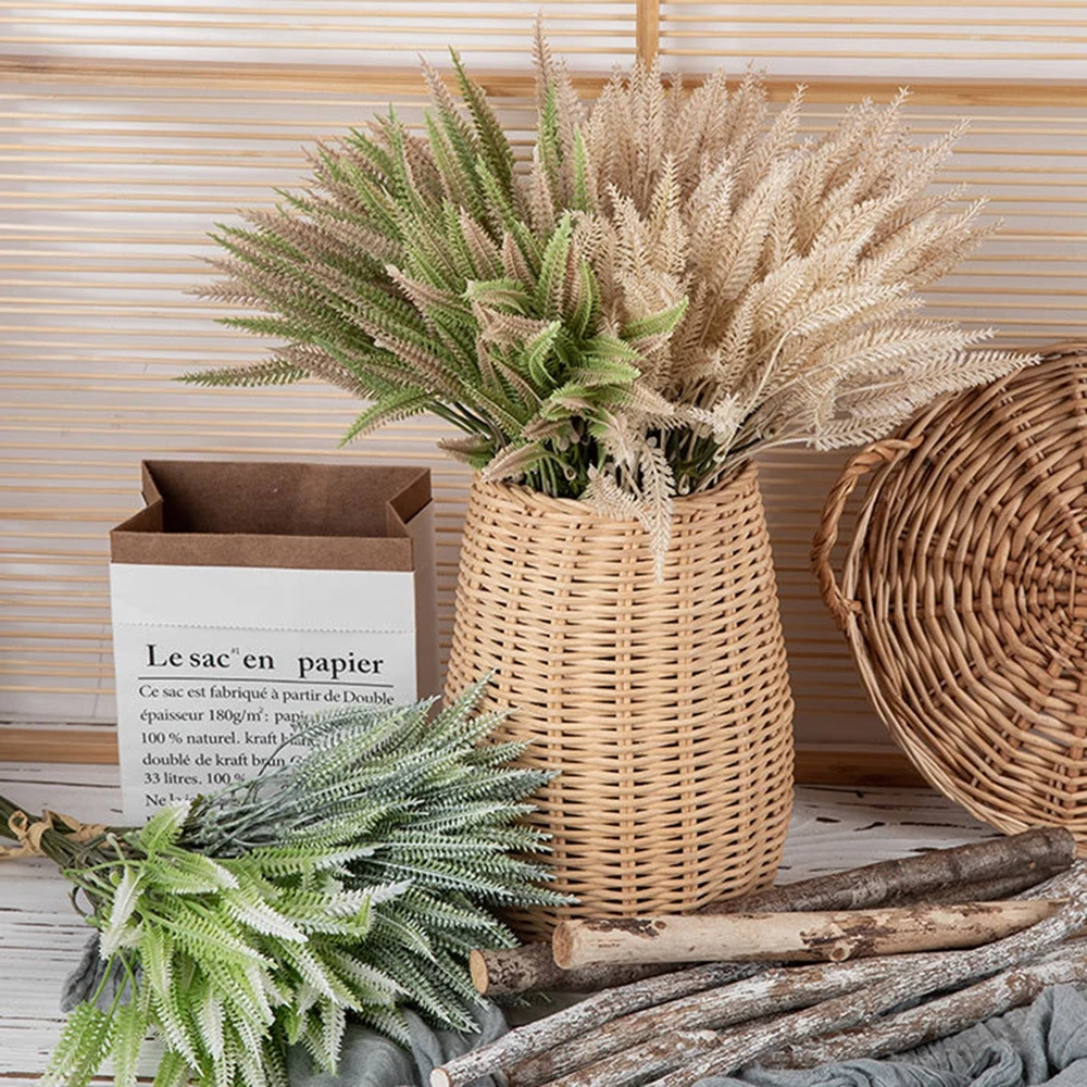 

Искусственные растения, имитация травы, пластиковые опарья, зеленые листья, искусственные украшения для дома и свадьбы, декор для стола