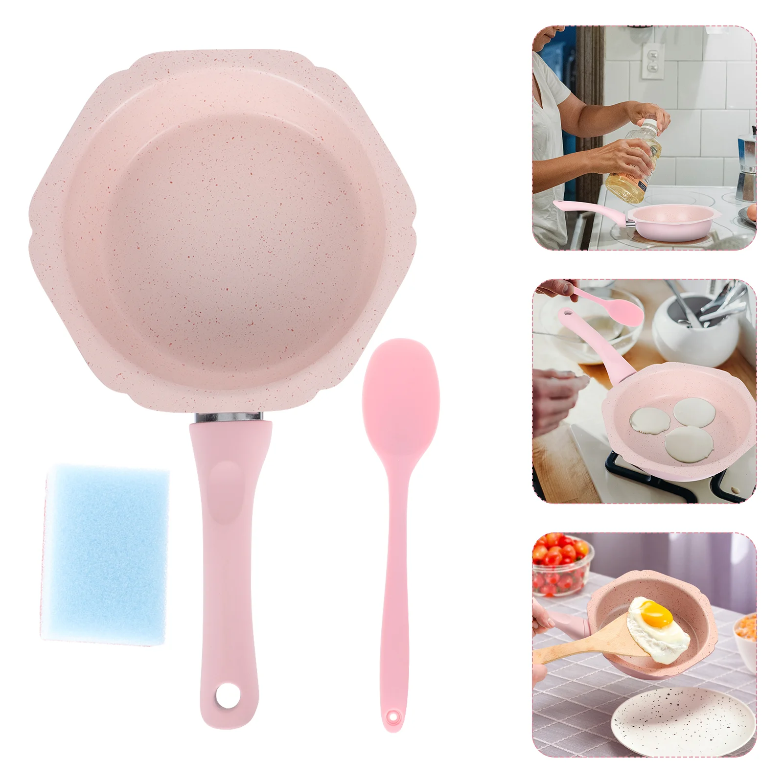 

1 Set of Professional Cooking Pot Household Pot Thickened Pan