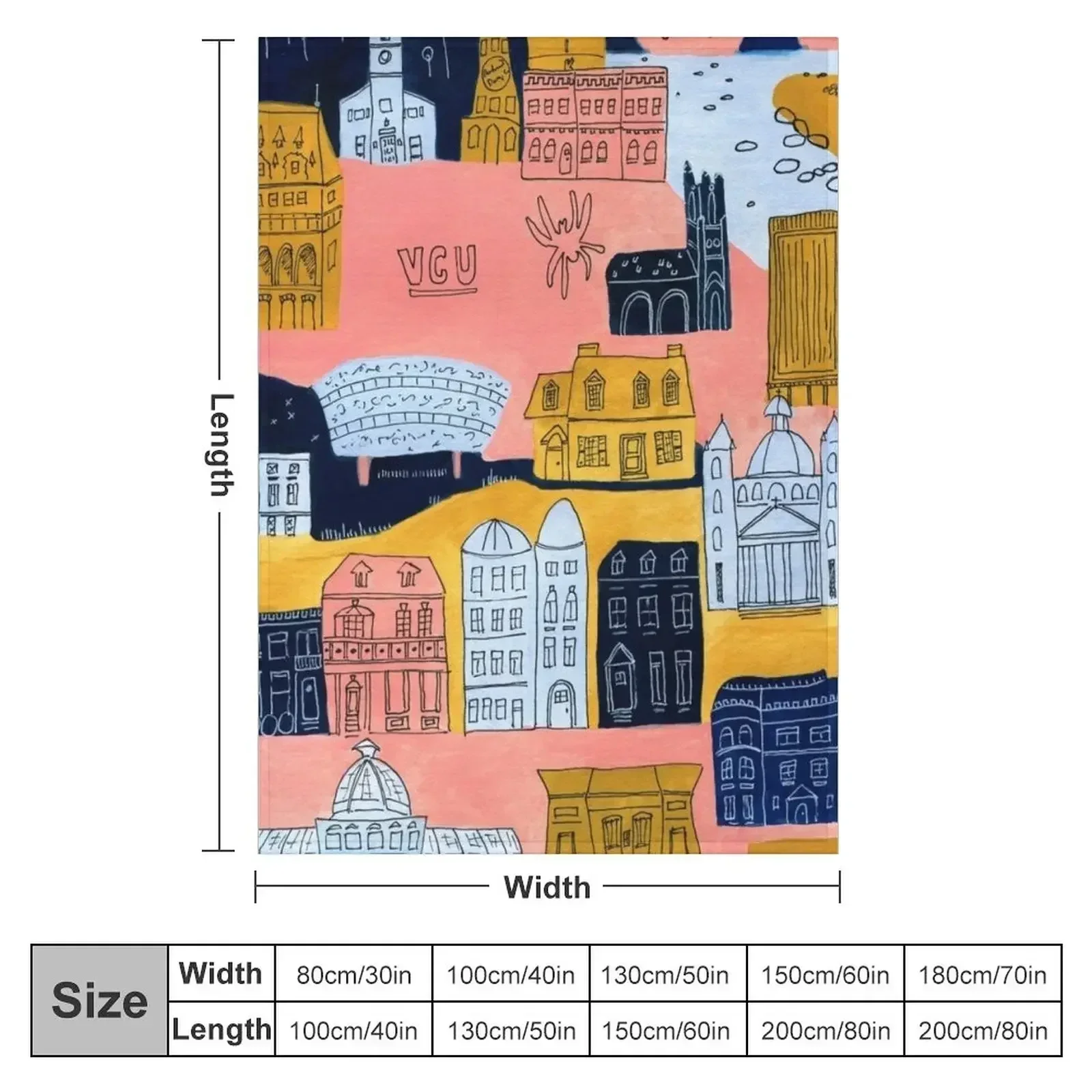 Одеяло RVA милые очень большие дорожные одеяла