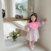 girl dress%c2%a0party evening gown cotton 2022 flowers spring autumn flower girl dress for wedding%c2%a0vestido robe fille tutu kids baby