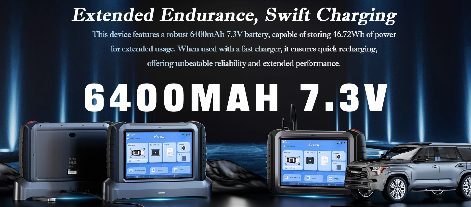 XTOOL INPLUS IP919 Pro Автомобильный сканер CAN FD&ampDOIP&ampFCA Программатор ключей Все системы