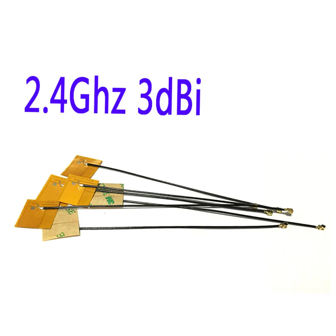 2 шт. 4 ГГц 3dbi Wifi Внутренняя антенна Желтая пленка FPC мягкая IPEX #2 для ноутбука |