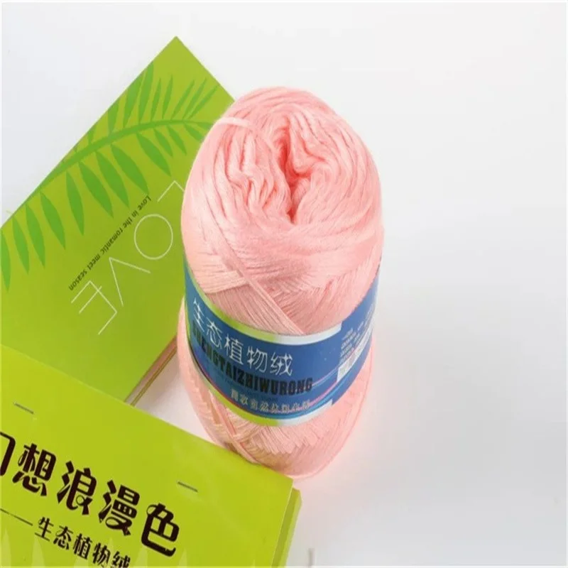 2pcs 200g/ball Cotton Thread Mercerized Yarn Baby Wool Ball Lace Scarf Crochet Knitting Material | Дом и сад