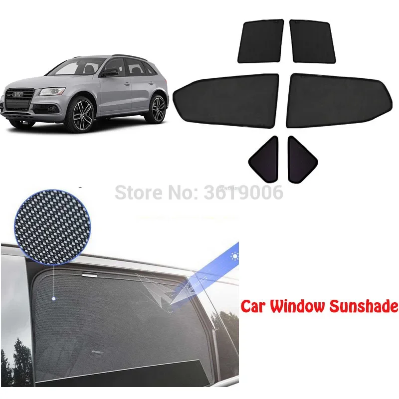 6 шт. автомобильные магнитные занавески для Audi Q3 2011-18