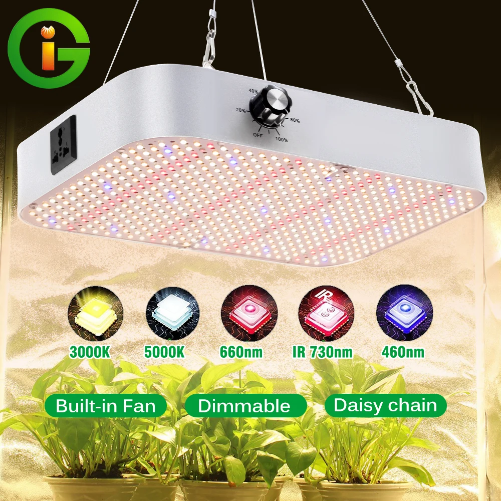 Приглушаемая лампа с полным спектром зеркальная УФ-ИК 588 встроенными чипами