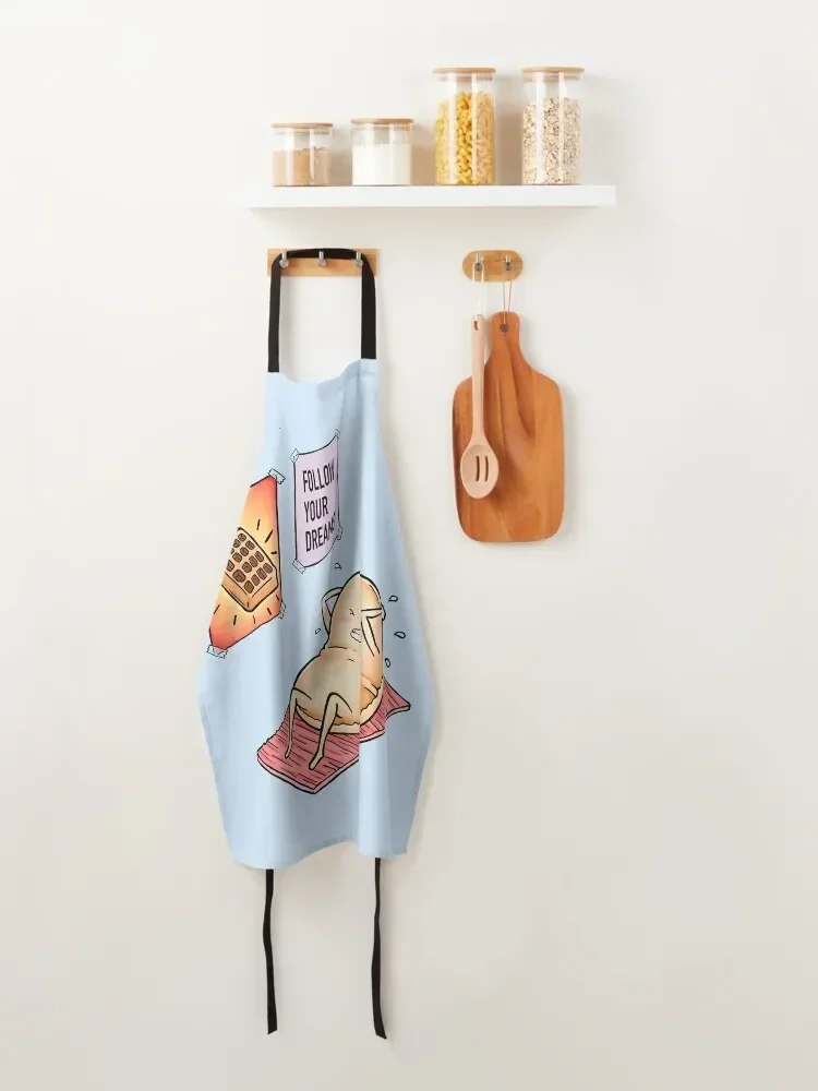 Вафли - это только Блинчики с абс. Фартук для маникюра мастера красоты мужской