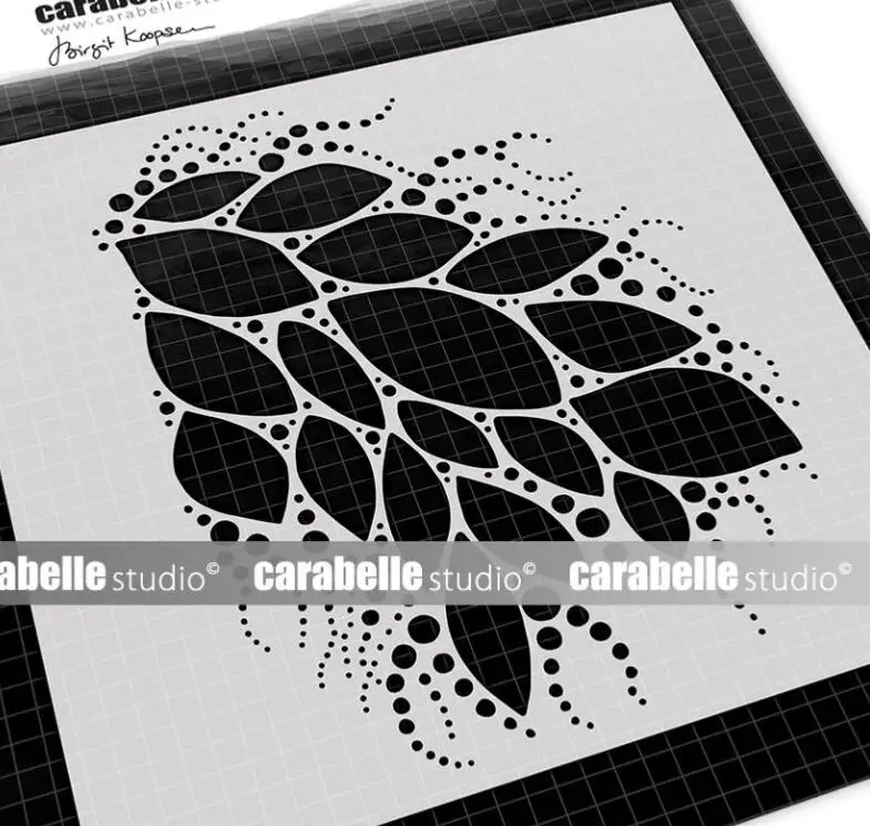 

Leaf Polka Dot Handicraft Stencil For Scrapbooking Album Decoration Craft For Paper Photo Diy Greeting Card Making New Arrive