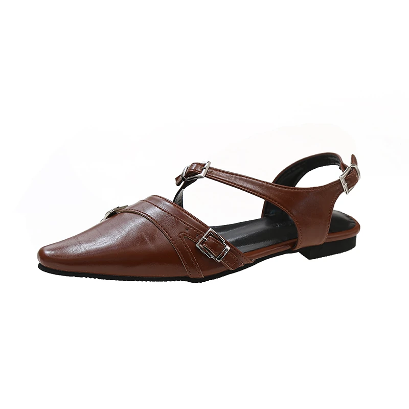 

Women's Punk Wind Sandals Metal Buckle Buckle Women's Shoes Summer Anti-slip Breathable New Women's Shoes Banquet Dance Shoes