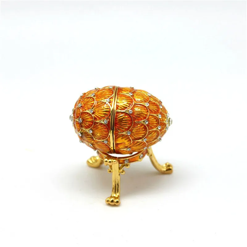 Faberge egg Easter Decor Russian Faberge Egg with Crystals Easter Faberge Egg Gifts Stroage Box Crystal Jeweled Trinkets Holder