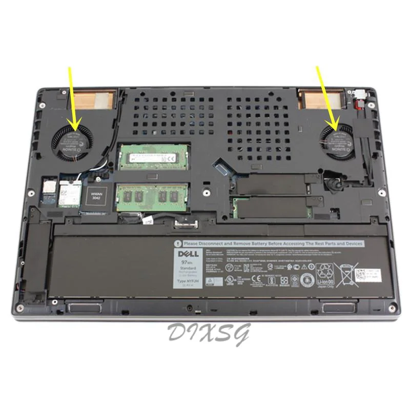 Новый оригинальный вентилятор охлаждения процессора ноутбука для Dell Precision 7530 7540