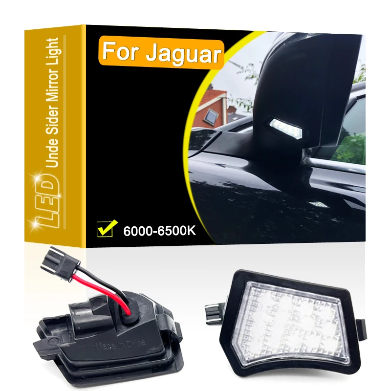 Водонепроницаемая светодиодная лампа для зеркала в сборе 12 В Jaguar XJ X350 X351 XF X250 X260 XKR
