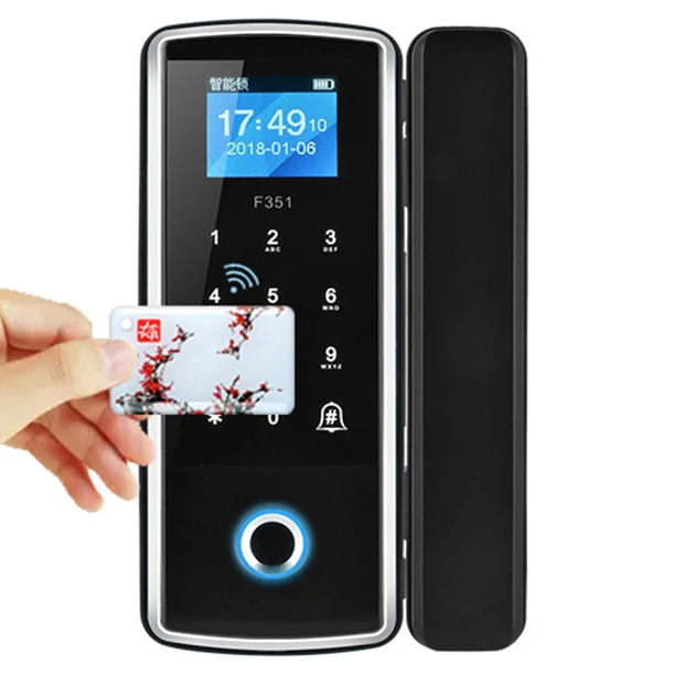 

Semiconductor Fingerprint Card Password Recognition Lock,Door Access Control System Free for Single/Double Doors