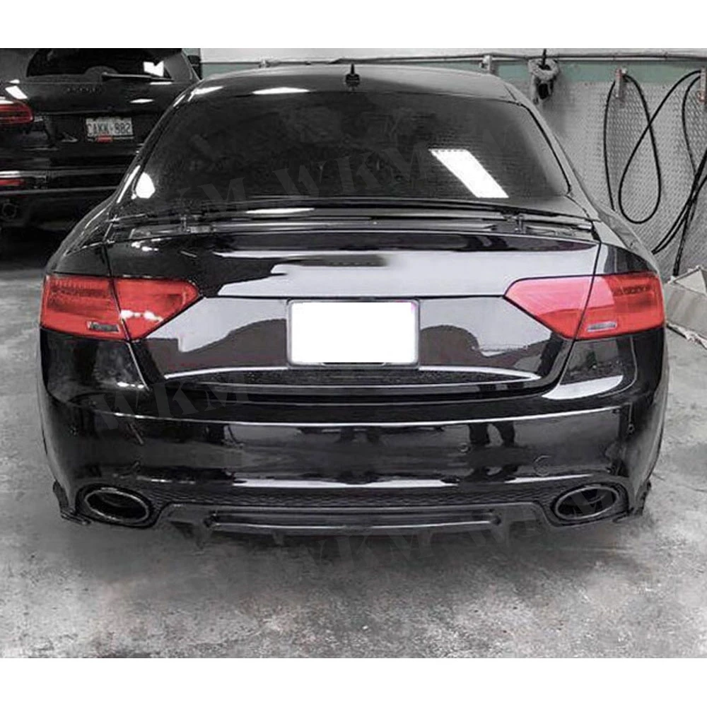 Задний диффузор из углеродного волокна спойлер для Audi A5 RS5 2012-2016 задний бампер
