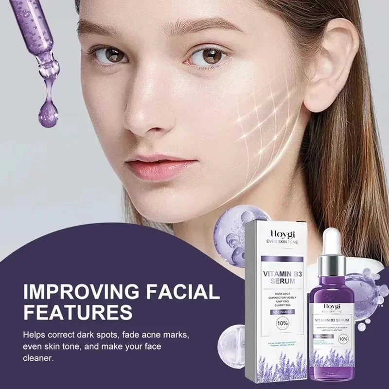 Витамин B3 Сыворотка для лица против морщин Удаление темных точек выцветание