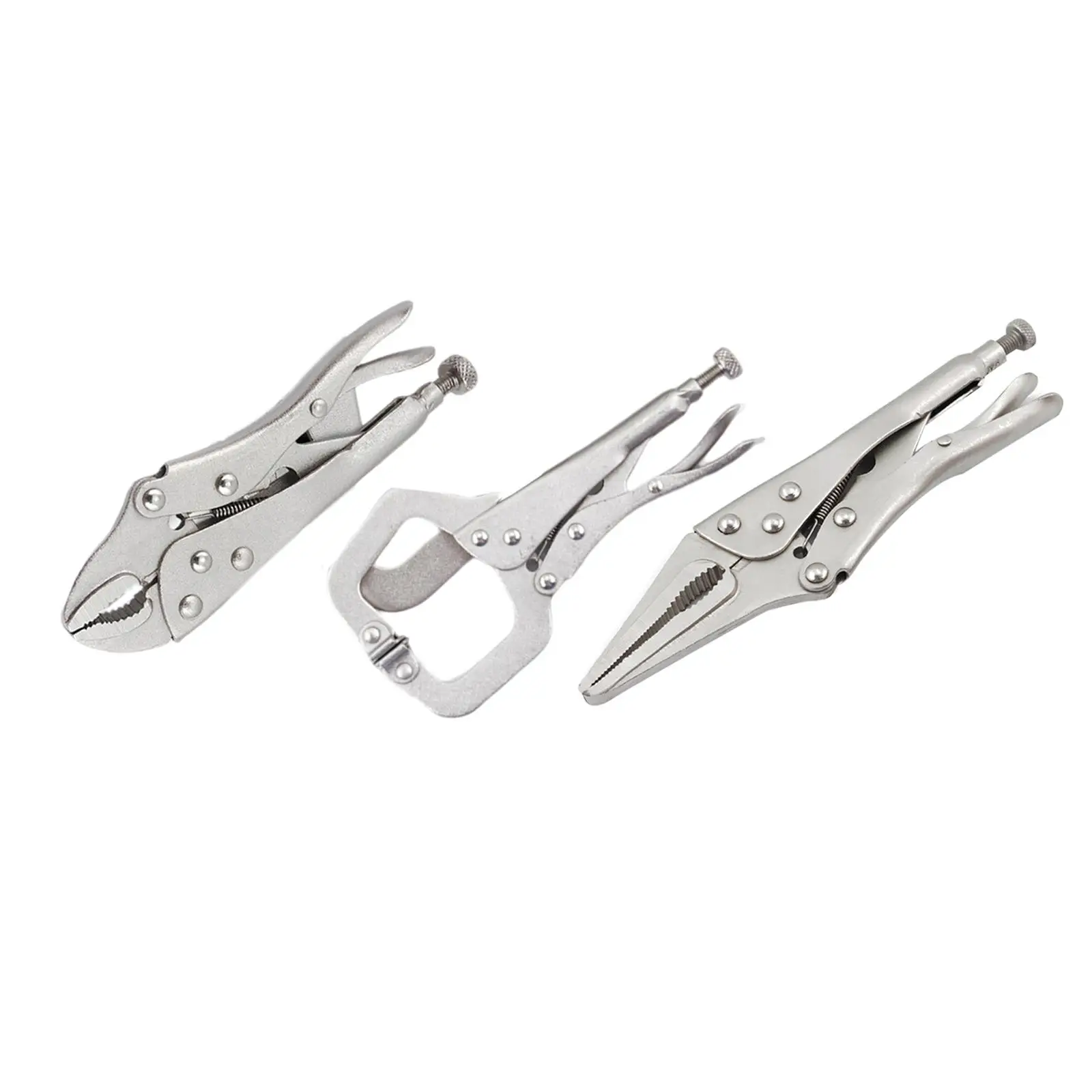 

3x Locking Pliers Set C-Type Pliers for Pipeline Maintenance Mechanical Maintenance