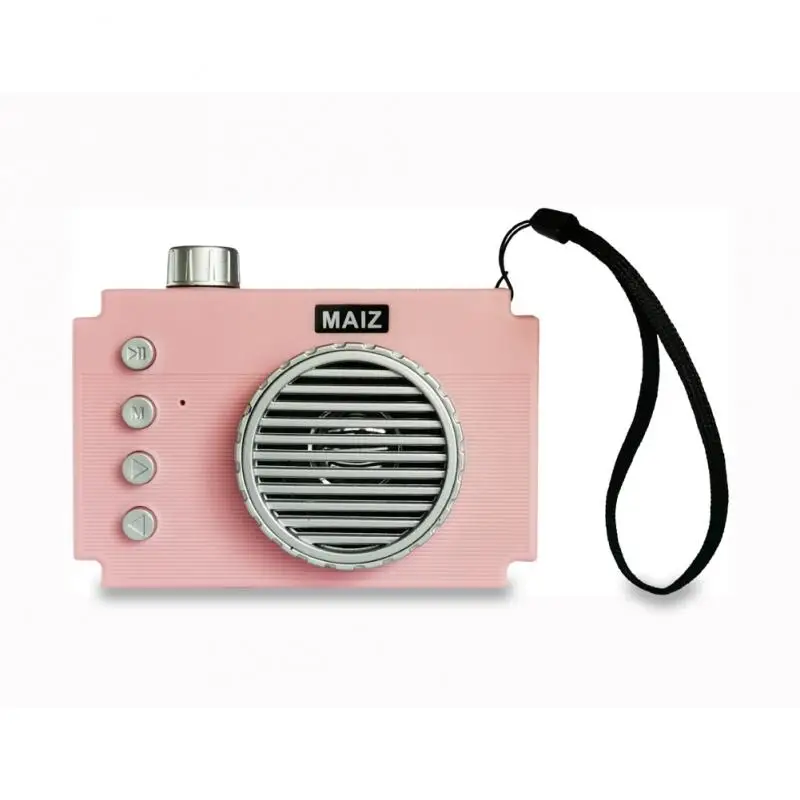 

Small Card Loud Subwoofer Led Atmosphere Lamp Outdoor Audio Fm Charging For Pc Phone Loudspeaker Speaker Subwoofer