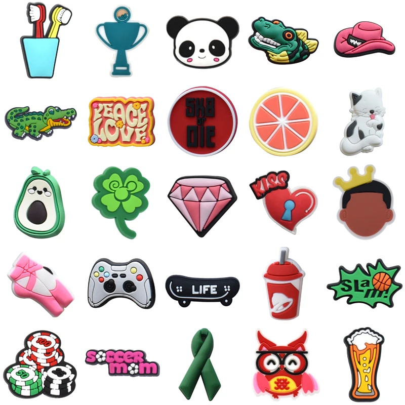 

Shoes Accessories Para Pins Boy Wholesale Bulk Girl Men Set Jeans Shoe Charms Decorations for Crocs Women Charm Kids Packs Gifts