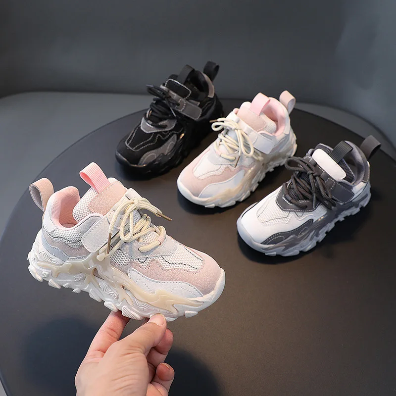 

Кроссовки детские из дышащего сетчатого материала, на осень