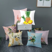 2022 summer fruite cushion cover 4545cm home decor sofa pillowcase printed cushions pillow cases peach skin pillow covers