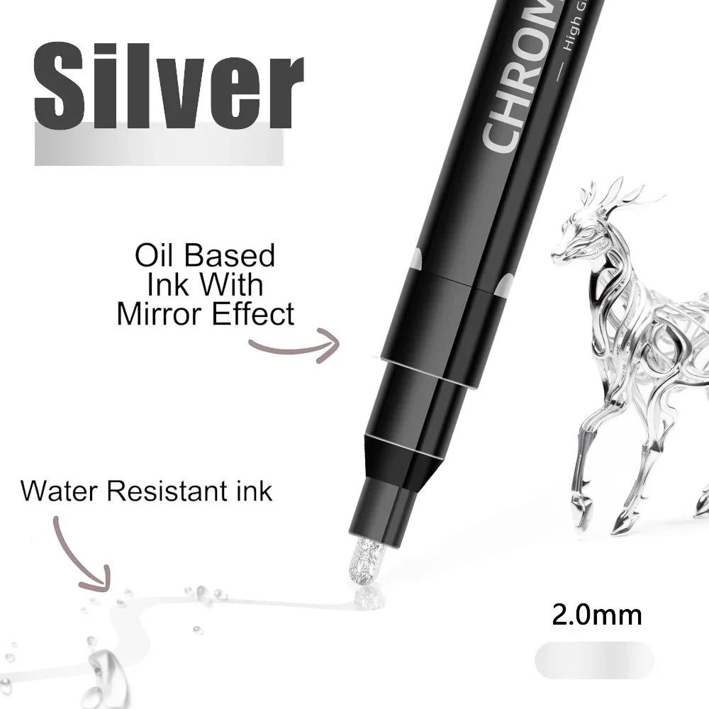 

Хромированные маркеры для зеркал Kissbuty