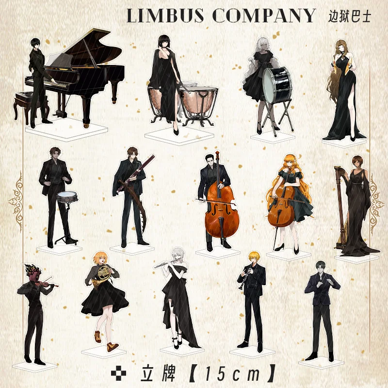 Heathcliff Gregor стоячий аниме брелок Limbus Company мужской для ключей женщин Kawaii фигурка