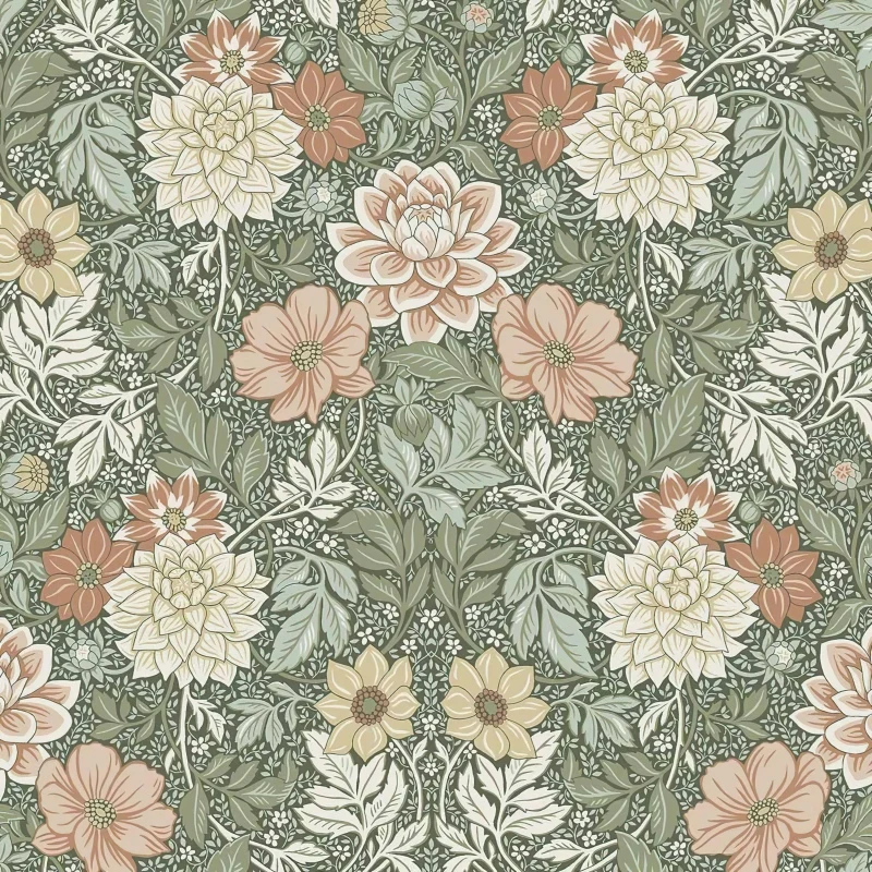 

Шелковые обои Beibehang винтажные цветы