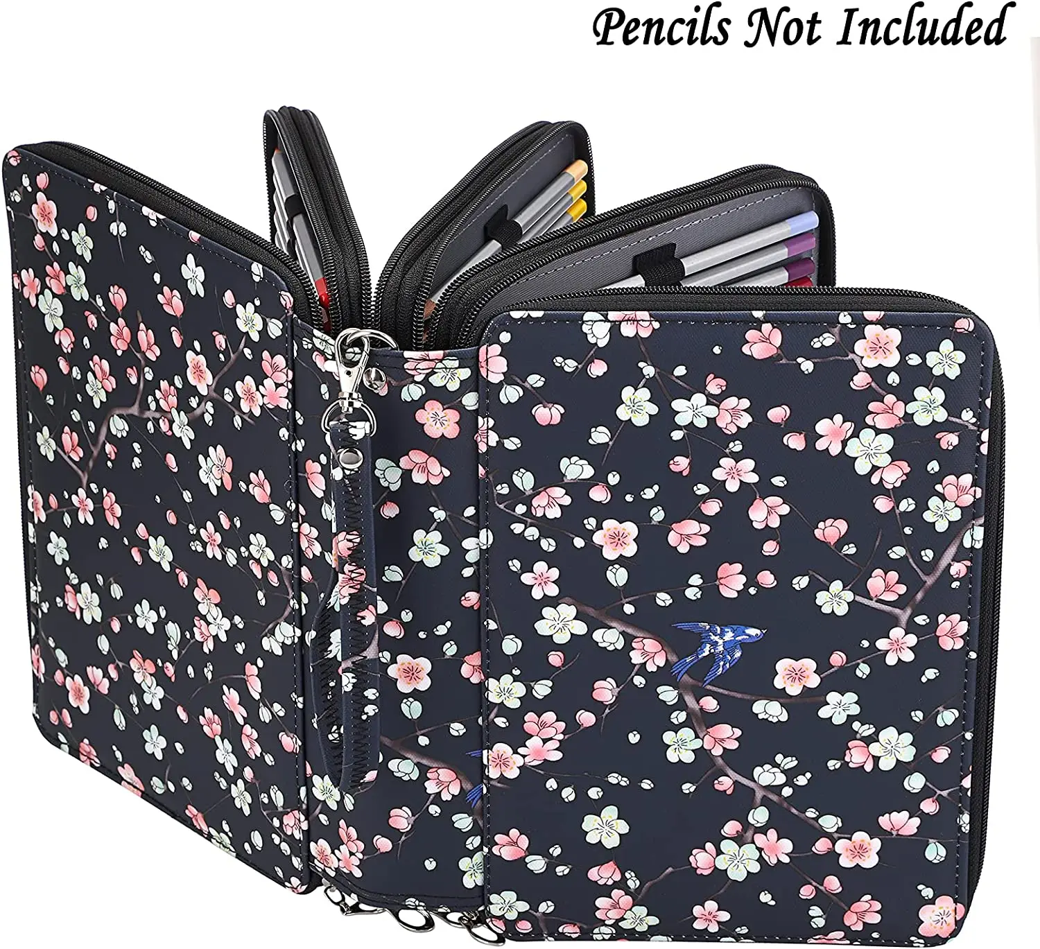 Case Pen Bag Large Capacity Pencil Organizer Multilayer Hold