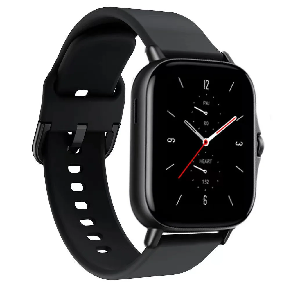 20mm/22mm Silicone Strap For Amazfit GTS/2/2e/GTS2 Mini/GTR 3/Pro/47mm/GTR2/2e/Stratos 2/3 Sport Watch Bracelet Amazfit Bip Band