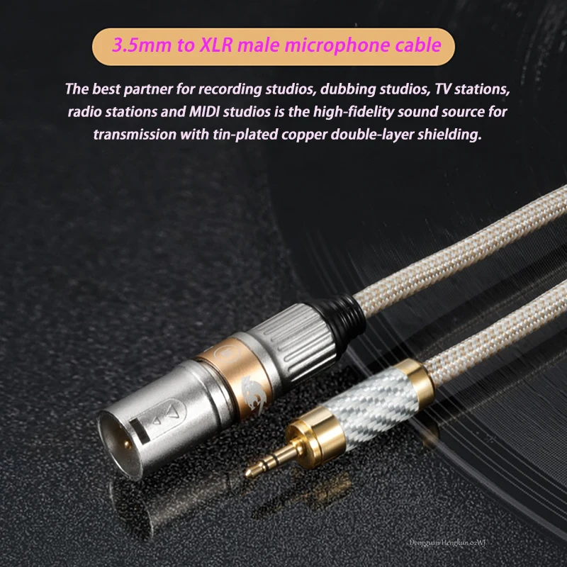 Аудиокабель с штекером 3 5 мм к XLR для iPod смартфона планшета MP3-плеера ноутбука