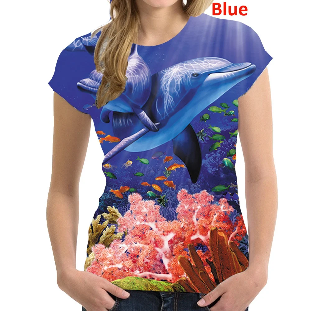 

2022 Новейшая модная женская футболка с 3D-принтом