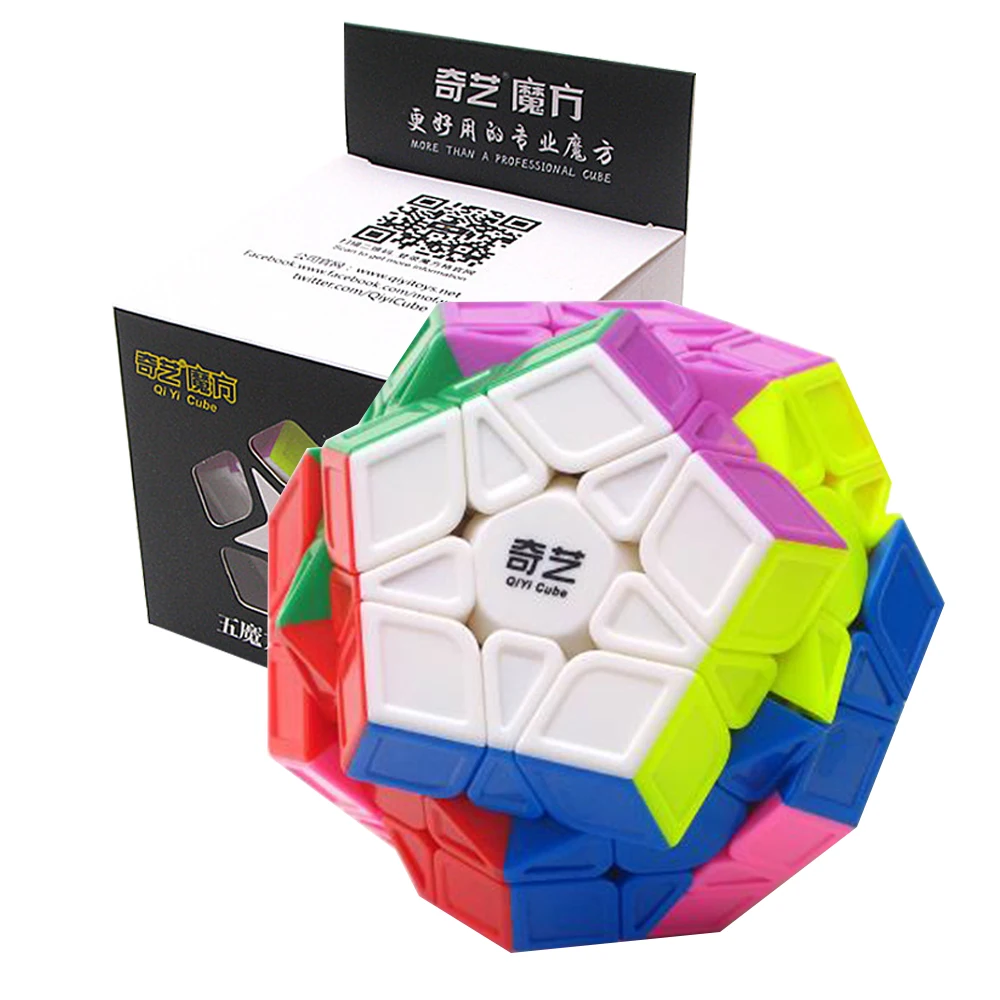 

12 Sides Puzzle Cubo Magic Cube QiYi S Megaminx Speed Professional Magico Educational Toys For Children Brain Teaser Puzzle Toy
