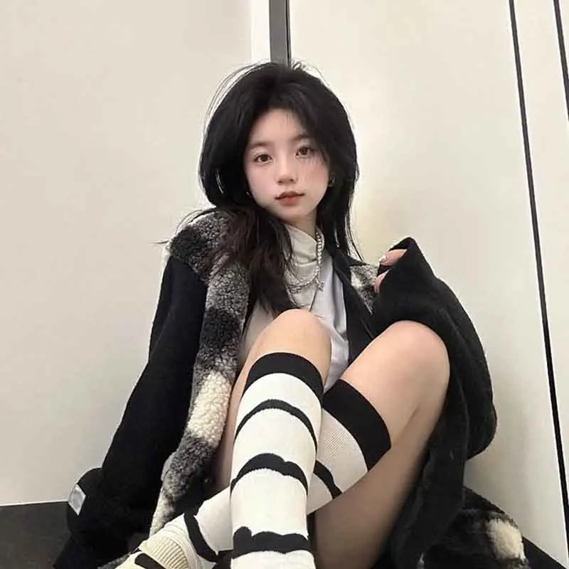 Осень и зима большие размеры 50 00 кг американский клетчатый свитер верхняя одежда