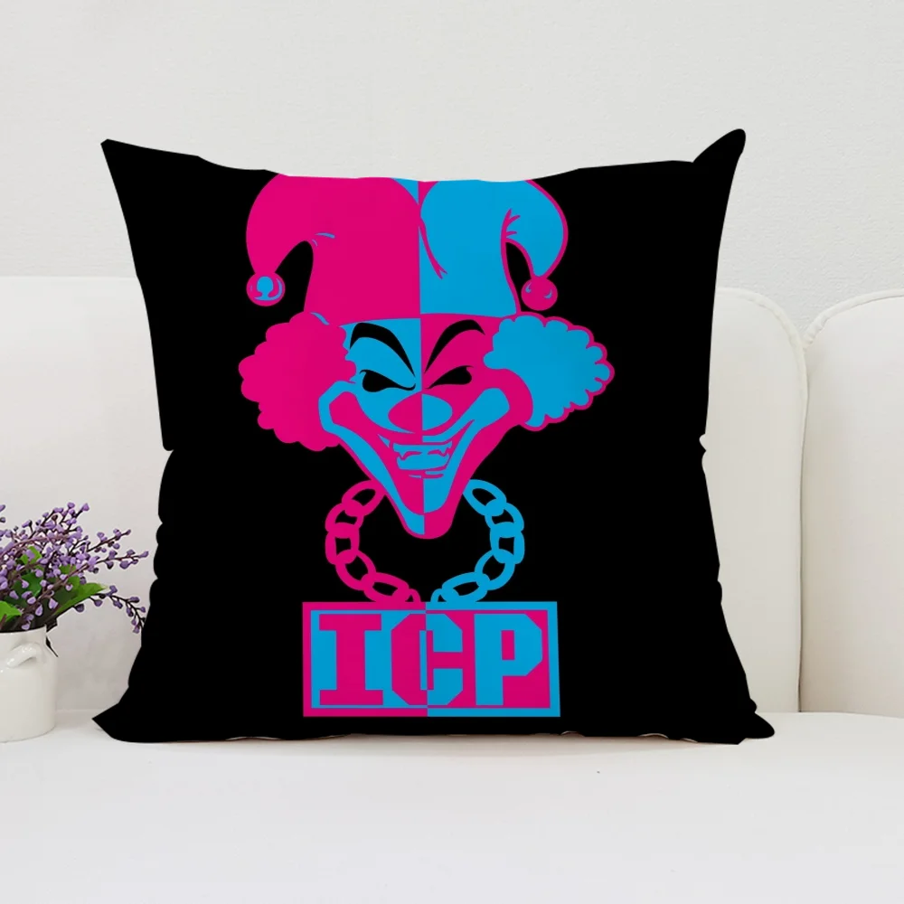 Insane Clown Posse Band ICP Juggalo Faygo Квадратный чехол для подушки из полиэстера и хлопка с