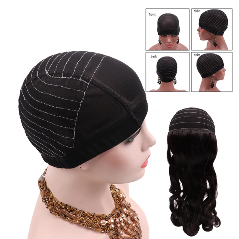 Plussign Black Mesh Wig Caps For Making Wigs Dome Mesh Cap For Beginners With White Line 4*4/5*5/13*4/13*6 Wig Making Supplies Plussign Black Mesh Wig Caps For Making Wigs Dome Mesh Cap For Beginners With White Line 4*4/5*5/13*4/13*6 Wig Making Supplies