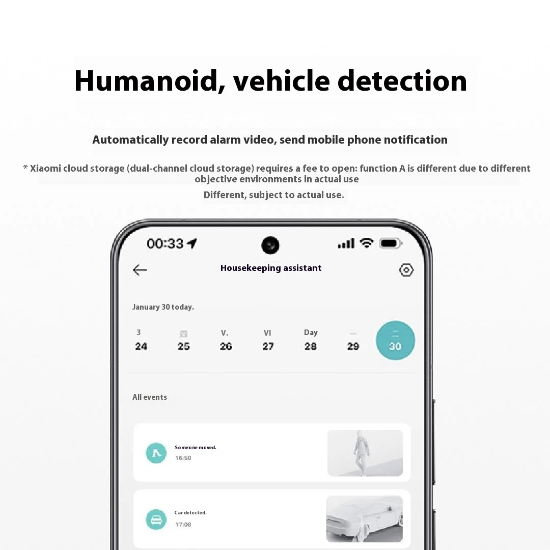 Xiaomis Outdoor CW500 Двойная камера Версия IP66 Безопасность Защита CCTV AI Обнаружение