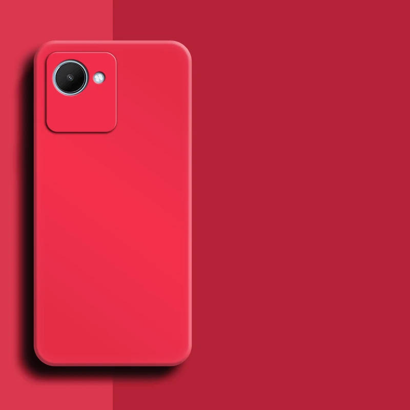 Чехол для Realme C30 чехол 6 5 дюйма Новый противоударный из жидкого силикона C35 C25S C25 C25Y