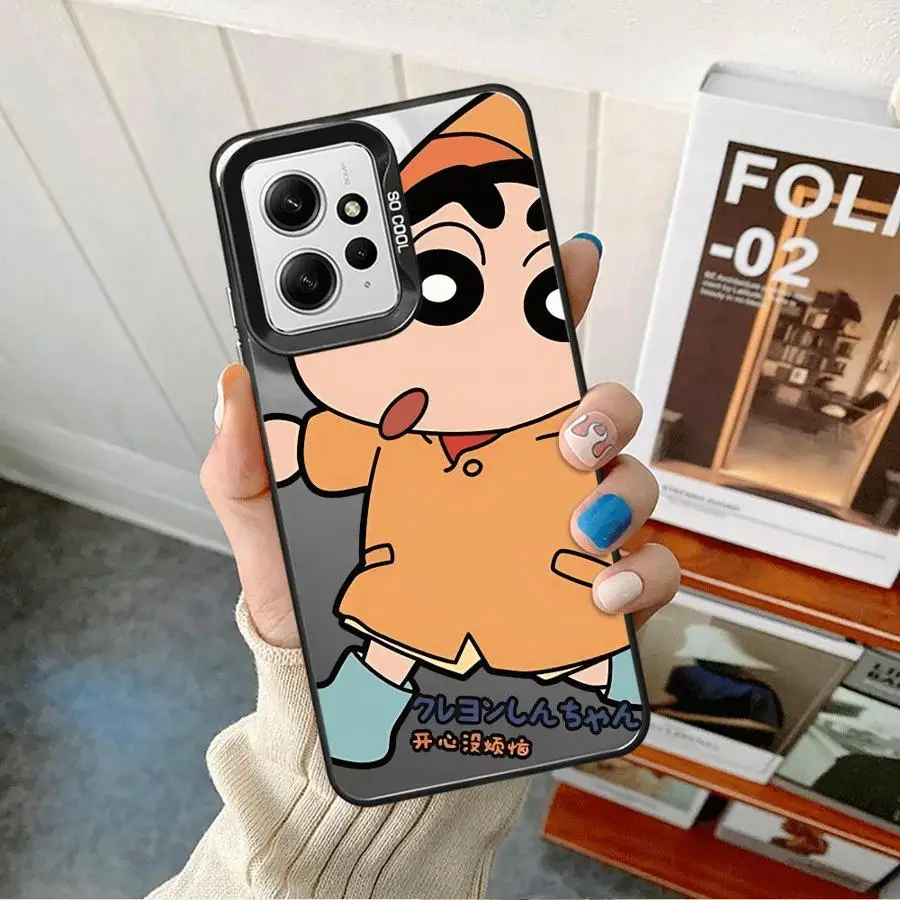 Мультяшный S-ShinChans чехол для телефона Xiaomi Redmi Note 10 Pro 12S 13 11s 10s 11 Plus 12 9 s мягкий