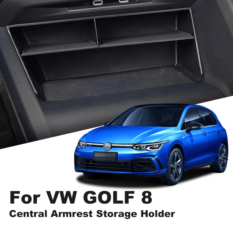 

Car Central Armrest Organizer Holder For VW Volkswagen Golf 8 MK8 CD1 2020-22 Golf8 Center Console Storage Box Left Side Driver